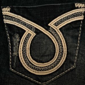 Big Star Liv Vintage Boot Cut Stretch Jeans Size 28